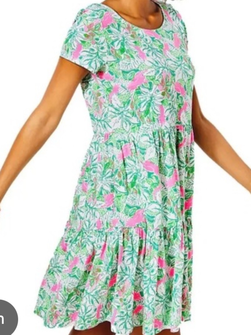 NWOT Lilly Pulitzer Geanna Dress Just Wing It Size xsmall swing dress - Picture 3 of 9